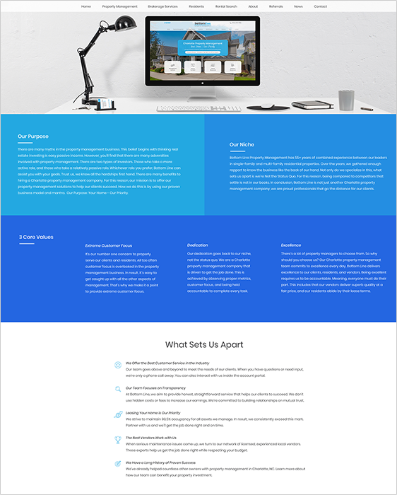 Custom Design Page Example