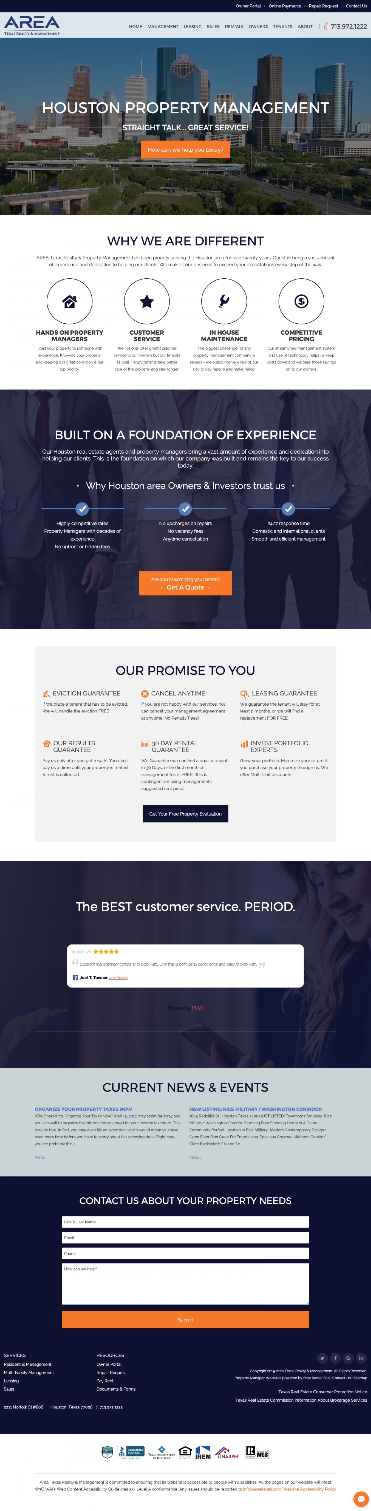 AREA Texas Realty & Management