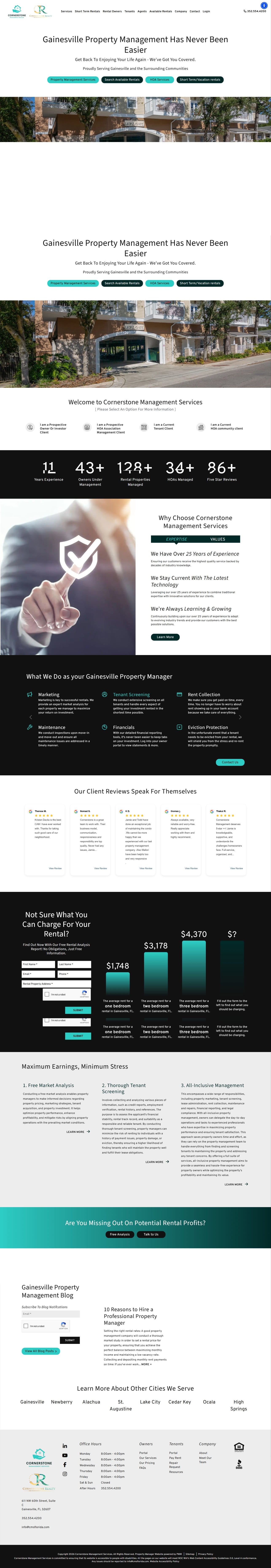 Cornerstone Management Services