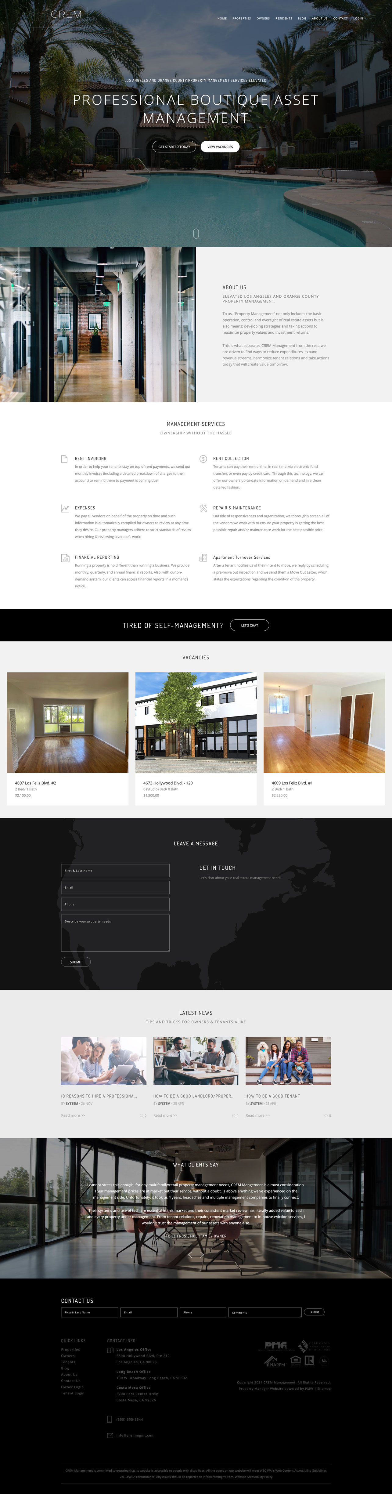 CREM Management