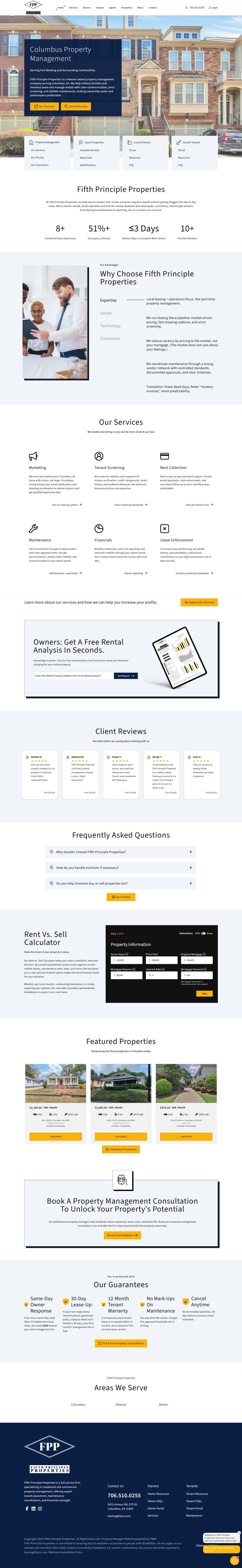 Fifth Principle Properties