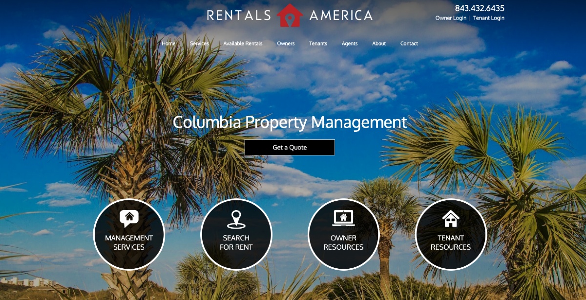 Rentals America South Carolina