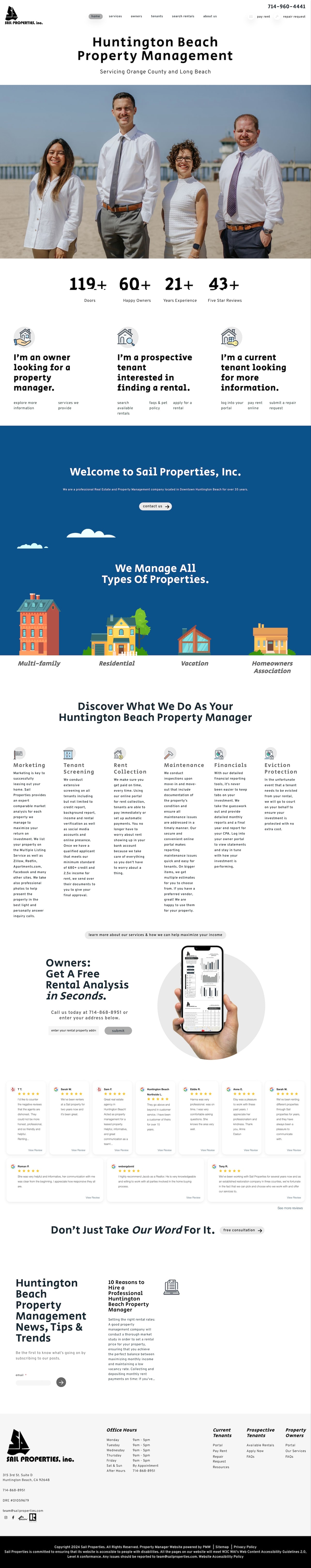 Sail Properties
