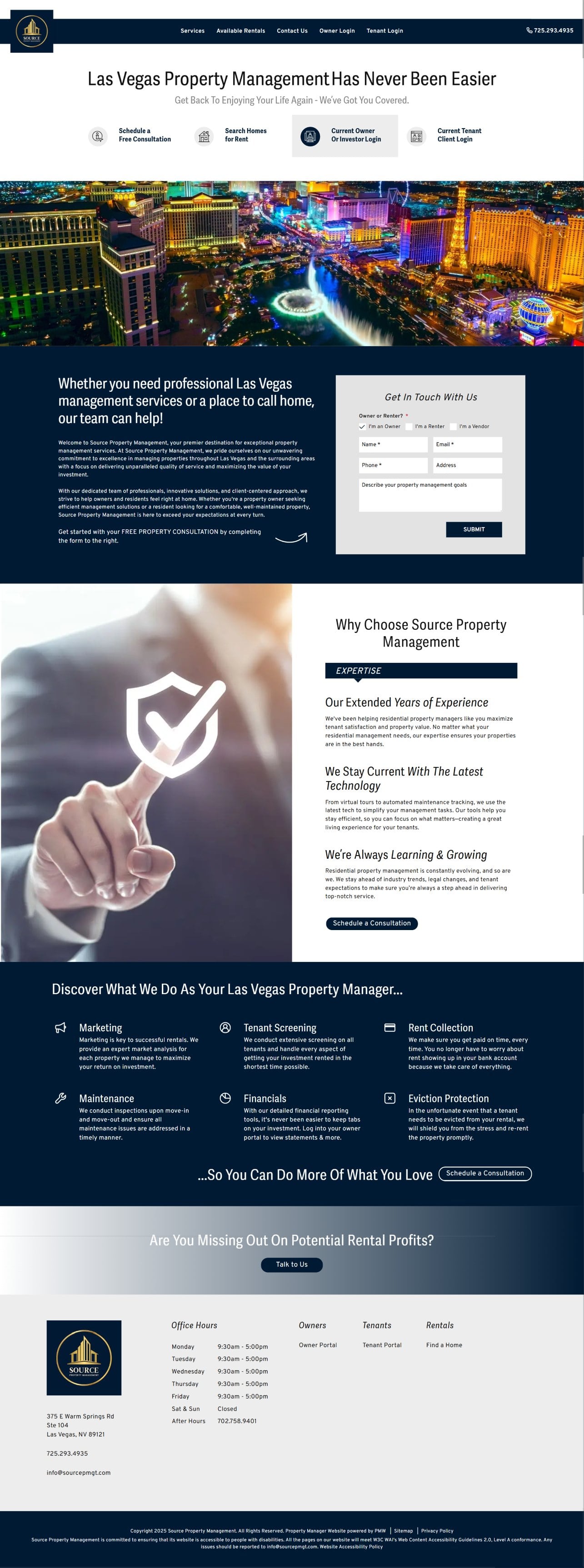 Source Property Management