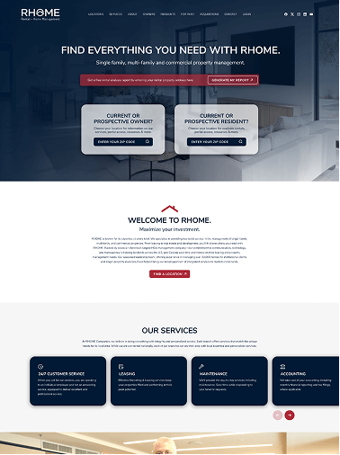 RHOME Website Example